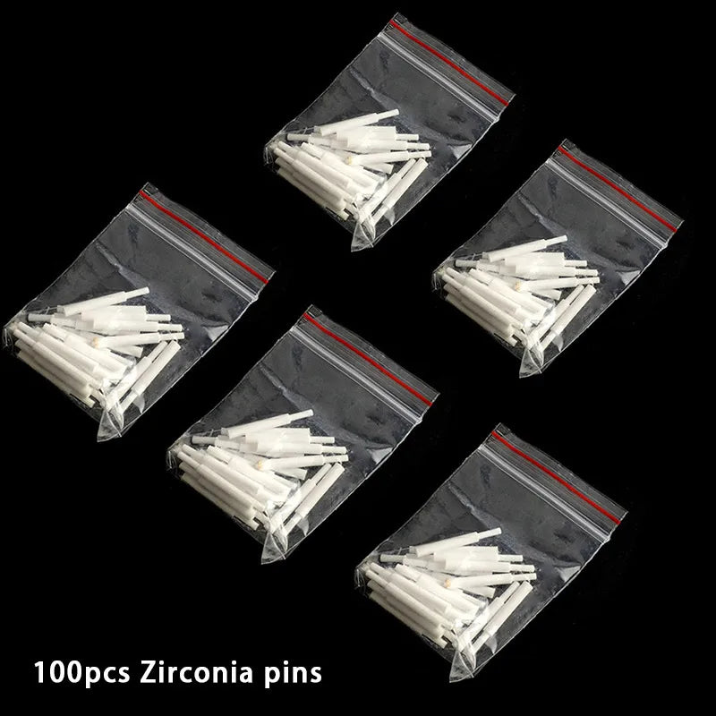 100pcs Zirconia Ceramic Pin for Dental Lab Honeycomb Firing Tray dental supplies