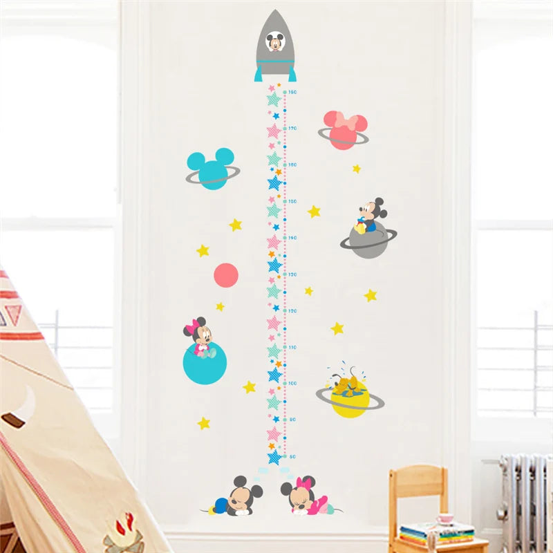 3D Cartoon  Mickey Minnie Wall Stickers For Kids Room  Bedroom Wall Decoration  Princess Room Sticker