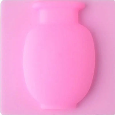 Silicone Flower Vase Easy Removable Wall And Fridge Magic Plant Rubber Sticker Vases DIY Home Decoration Accessories