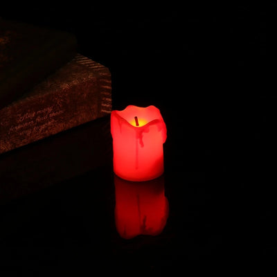 1 PCS of LED Electric Battery Powered Tealight Candles Warm White Flameless for Holiday/Wedding Decoration