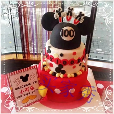 Hot Happy Birthday Number 0-9 Candles Cartoon Mickey Minnie Mouse Candle Cake Cupcake Topper Party Decoration Supplies DIY Gifts