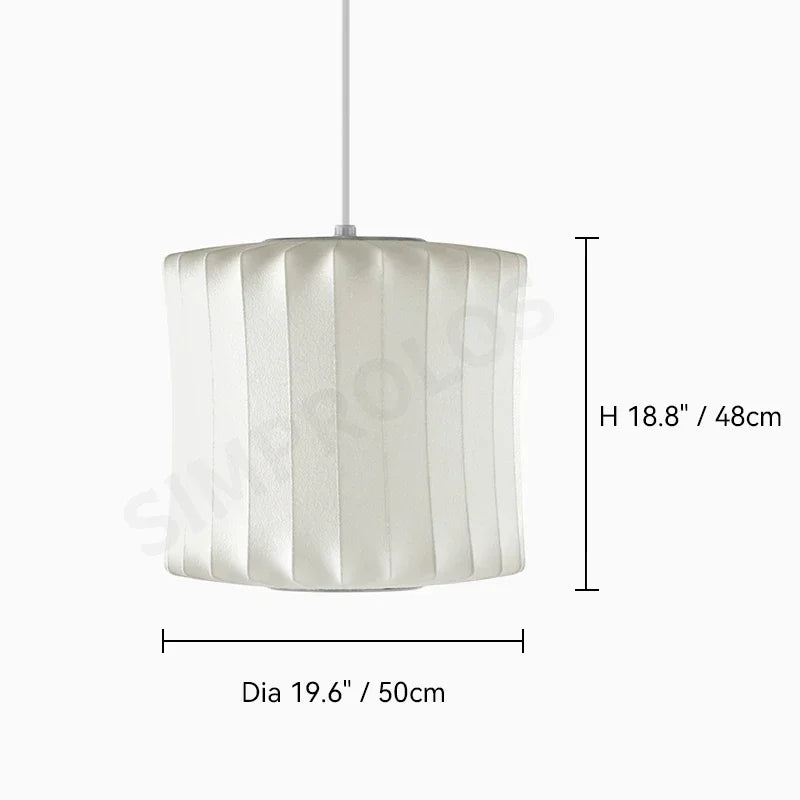 Denmark Designer Silk LED Pendant Lamp Living Room Hotel Hall Restaurant Hanglamp Home Decoration Lighting Factory Direct Sales