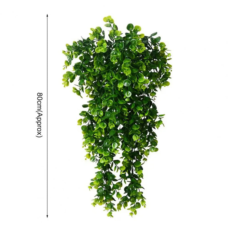 1pcs Artificial Flowers Plant Persian Grass Rattan Vine Wall Hanging Indoor Green Plant Wall Decoration Wedding Party Home Decor