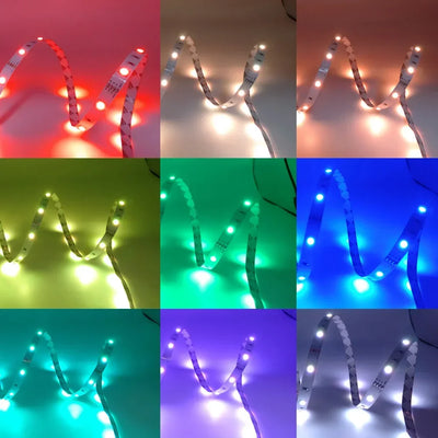 Smart Led Strip Light 5050 RGB USB 5V Bluetooth APP Remote Control Led Tape Diode Flexible Ribbon Lamp for TV Festival Backlight