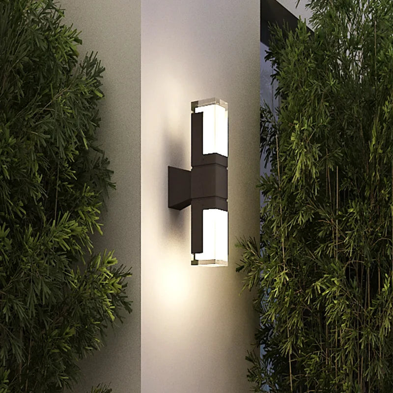 Acrylic modern minimalist LED wall light Waterproof IP65 7W 14W Indoor Outdoor LED Wall lamp for Garden street lighting