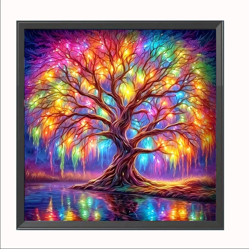 1 piece Set Tree DIY diamond painting, DIY diamond painting set accessories, suitable for home living