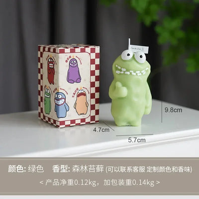 Clay Man Monster Candles Wholesale Funny Aromatherapy Candles Birthday Gift with Handmade Shaped Aromatherapy Candles