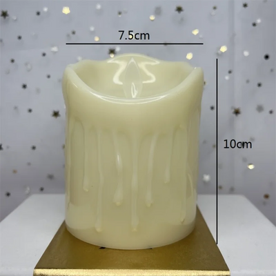 Flameless Flickering Candles Light Tealight Battery Power Candles Lamp Electronic Votive Led Lamp Halloween Home Decor