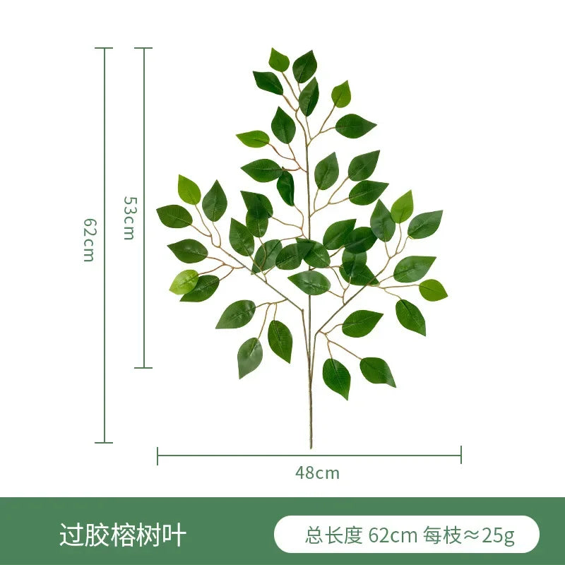 Artificial Green Plant Fake Eucalyptus Leaf Flower Arrangement Accessories Wedding Home Decoration Fake Flowers