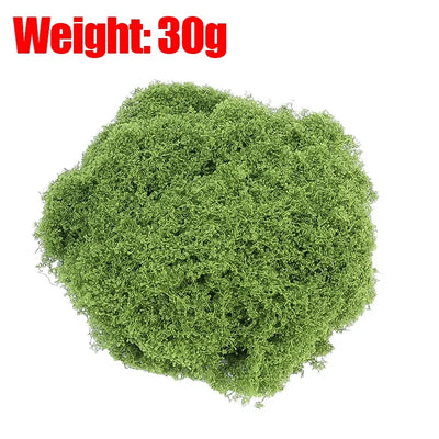 30/100g Artificial Green Plants Eternal Life Moss Lawn Mini Landscaping Home Garden Room Decoration Fake Grass DIY Crafts Gifts