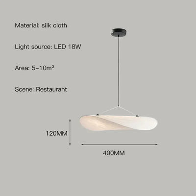 Nordic Wabi Sabi Pendant Lamp for Bedroom Living Dining Home Decoration Designer Scandinavian White Led Hanging Chandelier Light