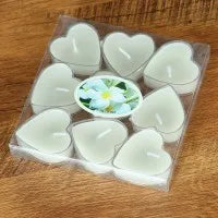 Heart-Shaped Scented Tea Candles Set Wedding Supplies Romantic Decor Creative Love Candle Marriage Proposals Birthday Gift