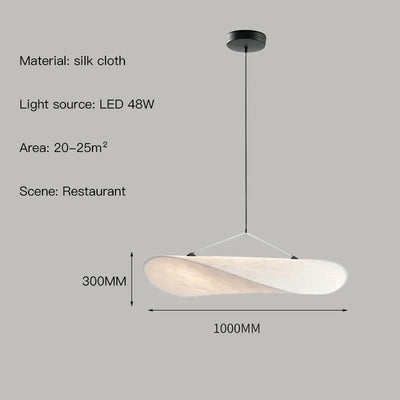 Nordic Wabi Sabi Pendant Lamp for Bedroom Living Dining Home Decoration Designer Scandinavian White Led Hanging Chandelier Light