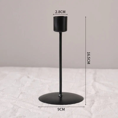 1pcs Candlestick Crafts Simple Nordic Desk Candle Ornament Candle Holder for Dining Room Thanksgiving Wedding Festivals Gift