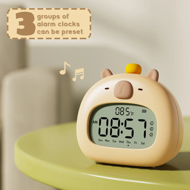 Bedside LED Clock Kids Alarm Clock Children&