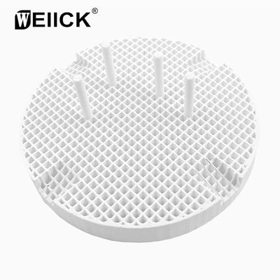 WellCK Dental Honeycomb Round Firing Trays with 20 Pins for Sintering Pan Rack Circle Plate holder Dental Technician Supplies