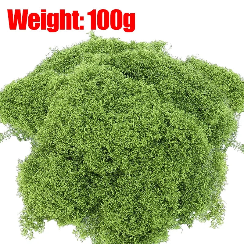 30/100g Artificial Green Plants Eternal Life Moss Lawn Mini Landscaping Home Garden Room Decoration Fake Grass DIY Crafts Gifts