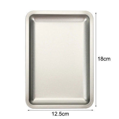 Stainless Steel Cosmetic Storage Tray Nail Art Equipment Plate Doctor Surgical Dental Tray False Nails Dish Tools Storage Tray