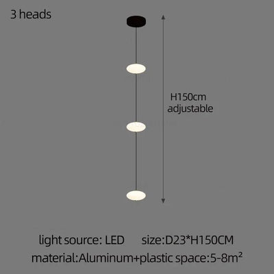 Nordic Oval Ball Led pendant lamp Long strip white staircase lamp living room designer Villa building Cluster Suspension lamp