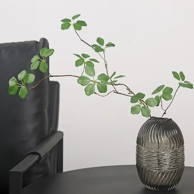 Artificial Plants Guanyin Lotus Leaf 90cm/35.4in Fresh Pastoral Style Home Decoration Living Room Table Decoration Fake Plants