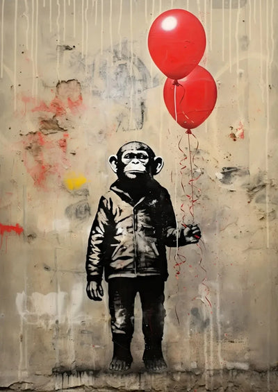 Banksy Graffiti Boy Girl with Balloon on Canvas Posters Prints Pop Street Wall Art Painting for Living Room Home Decor Cuadros