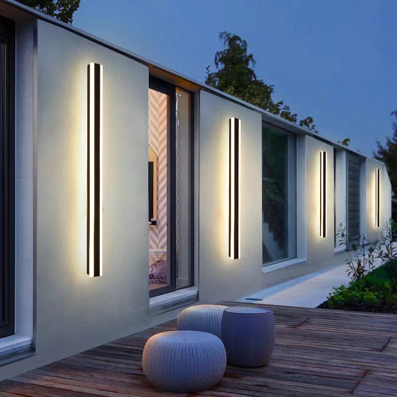 LED long wall lamps OutdoorWaterproof IP65 Garden Lights outdoor porch-f-lights Door wall lamp lighting Modern outdoor walllight