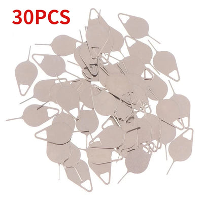 10/30/50pcs Universal Sim Card Tray Removal Eject Pin Key Tool Stainless Steel Needle Opener Ejector for Mobile Phone Smartphone