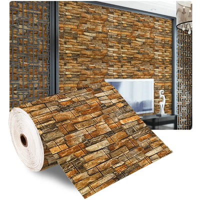 3D Wallpaper Decoration Self-adhesive Antique Foam Brick Wallpaper Living Room Bedroom Waterproof 3d Wall Sticker