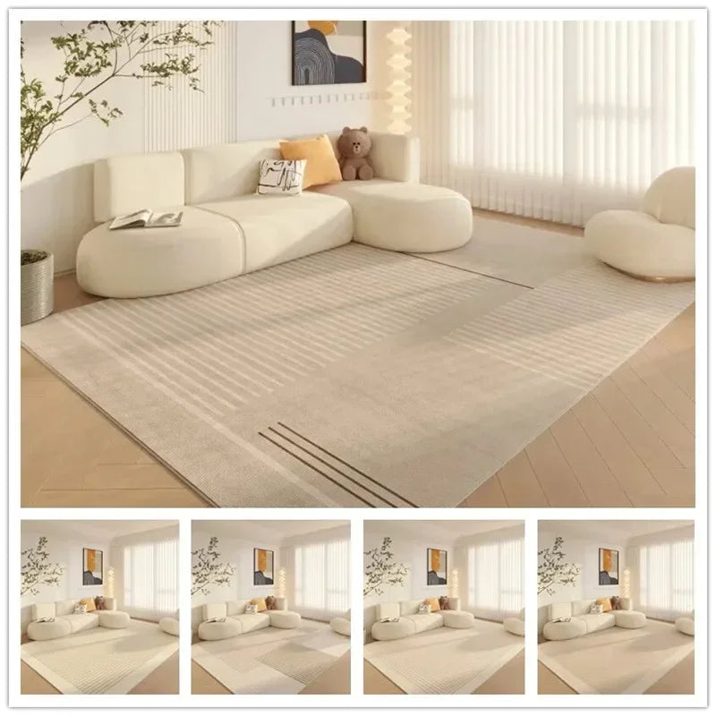 Striped Geometric Carpet Washable Llving Room Mat Home Hallway Balcony Bathroom Non slip Parlour Sofa Floor Large Area Decor Rug