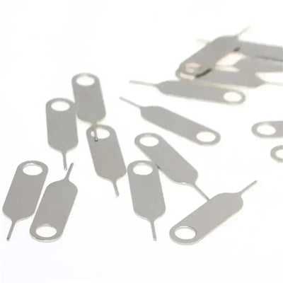 100-1PCS Metal Eject Sim Card Tray Open Pin Key Tool for IPhone 15 SamSung Xiaomi Apple IPad Tablet Universal Removal Needle