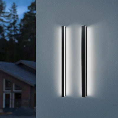 Long Strip Wall Lamp Porch Light Outdoor Lighting Modern Style Waterproof IP65 Cold Warm Neutral  Garden Door Courtyard Balcony