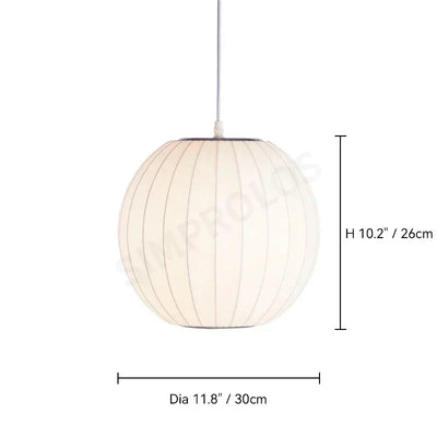 Denmark Designer Silk LED Pendant Lamp Living Room Hotel Hall Restaurant Hanglamp Home Decoration Lighting Factory Direct Sales