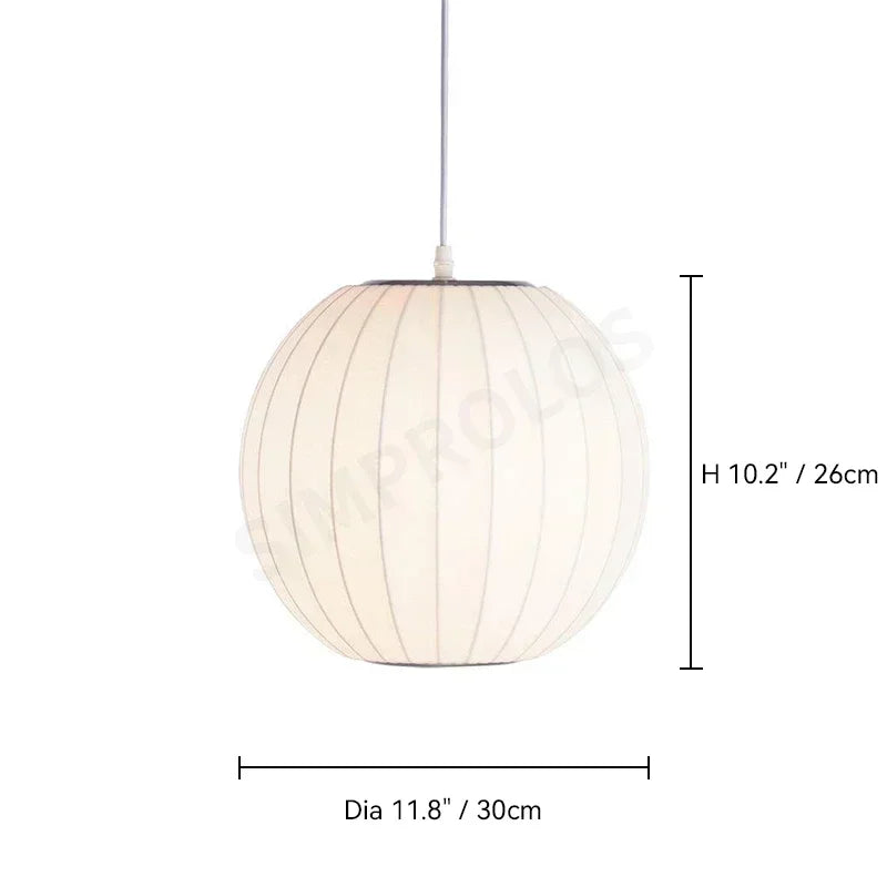 Denmark Designer Silk LED Pendant Lamp Living Room Hotel Hall Restaurant Hanglamp Home Decoration Lighting Factory Direct Sales