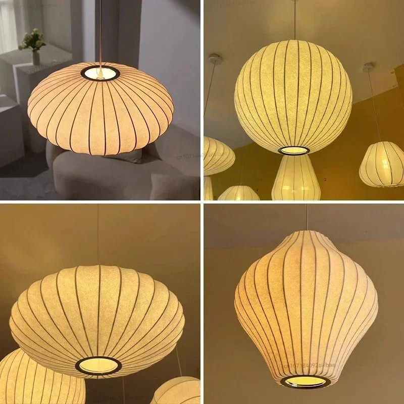 Denmark Designer Silk LED Pendant Lamp Living Room Hotel Hall Restaurant Hanglamp Home Decoration Lighting Factory Direct Sales