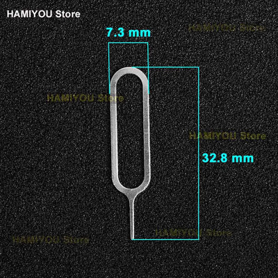 Sim Card Tray Removal Eject Pin Key Tool Stainless Steel Needle For IPhone Samsung XIAOMI to Open Remover Needle Tool Extractor