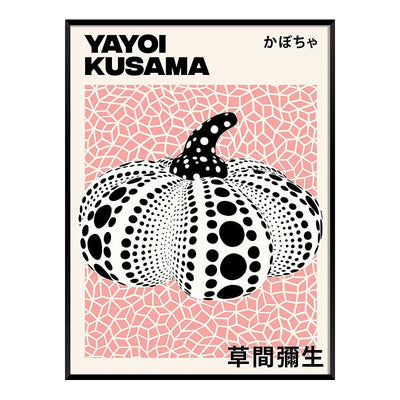 Japanese Minimalist Poster Yayoi Kusama Canvas Paintings Abstract Art Print Wall Art Picture for Living Room Cuadros Home Decor