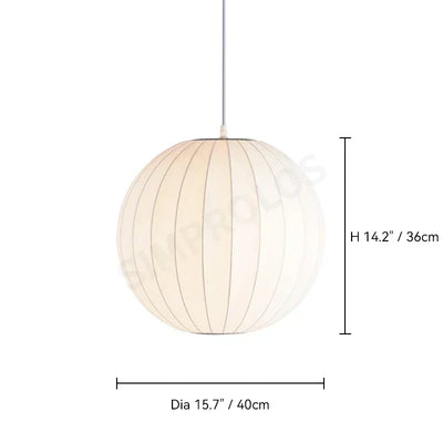 Denmark Designer Silk LED Pendant Lamp Living Room Hotel Hall Restaurant Hanglamp Home Decoration Lighting Factory Direct Sales