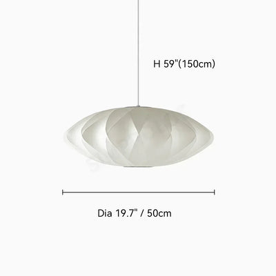 Denmark Designer Silk LED Pendant Lamp Living Room Hotel Hall Restaurant Hanglamp Home Decoration Lighting Factory Direct Sales