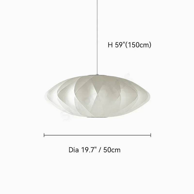 Denmark Designer Silk LED Pendant Lamp Living Room Hotel Hall Restaurant Hanglamp Home Decoration Lighting Factory Direct Sales