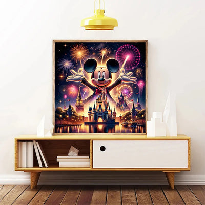 Disney Cartoon Diamond Painting Mickey Mouse 2024 New Collection Craft Kit Mosaic Castle DIY Embroidery Firework Unique Gift