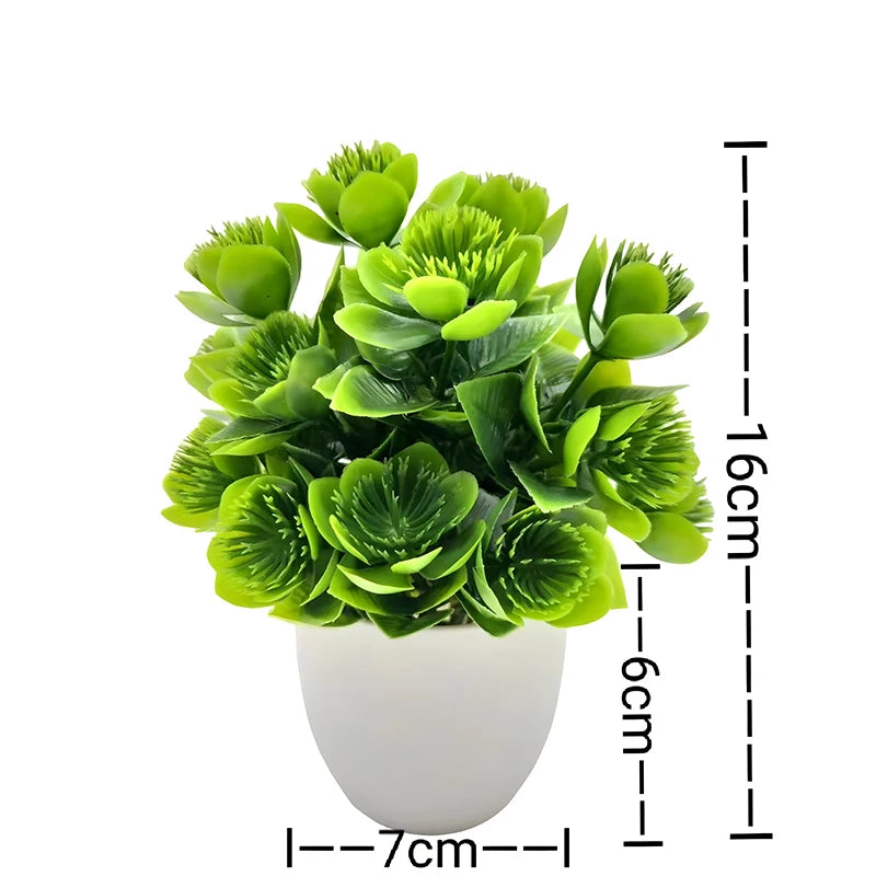 Artificial Plant Tree Window Sill Office Table Desktop Decoration Plastic Garden Fake Plant Potted Home Decor Potted Ornaments