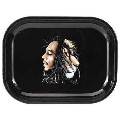 18*14cm Metal Tobacco Rolling Tray Cigarette smoking Accessories Dish Tin Storage Plate Small Roller Container