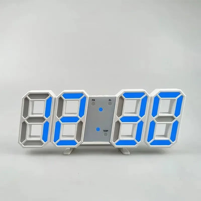 Table 3D LED Alarm Clock Date/Temperature for Home Kitchen Offices Clock Decoration Garden Clocks Wall Clock Times Digital Decor