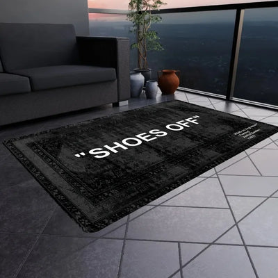 Shoes Off Shoes Room Hypebeast Decor Sneakerhead Rug Gift Birthday Gifts Gifts for Yourself Balcony Corridor Non-slip Rugs