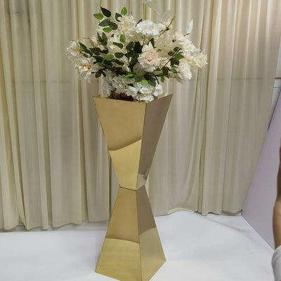 6pcs  Stainless Steel Vase Holders, Wedding Centerpieces, Pathway Guides, Party Ornaments. Available in quantities