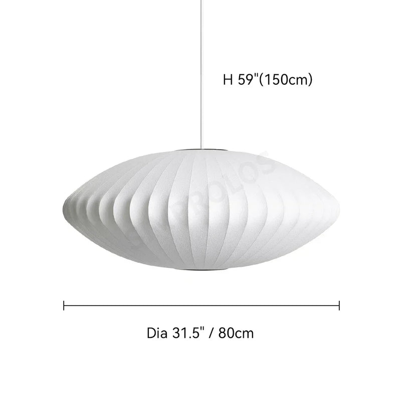 Denmark Designer Silk LED Pendant Lamp Living Room Hotel Hall Restaurant Hanglamp Home Decoration Lighting Factory Direct Sales