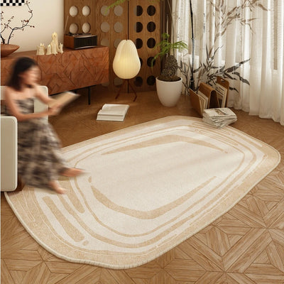 Irregular Rugs for Bedroom Light Luxury Living Room Decoration Thicken Carpet Home Plush Lounge Rug Large Area Anti-slip Mat