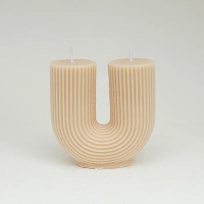 New U-Shaped Scented Candles for Home Decoration Geometric Rainbow Bridge Candle Room Decor Aroma Candles Room Decorative Velas