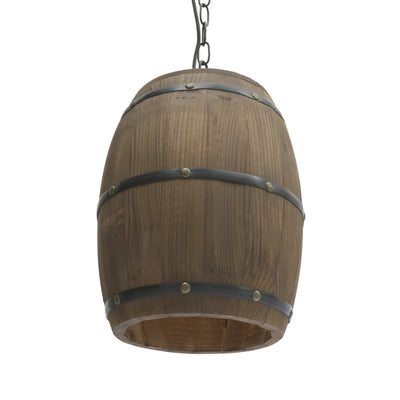 Antique wooden wine barrel chandelier hanging rustic and unique ceiling lamps,suitable for restaurants,bedrooms,cafes,bars,clubs