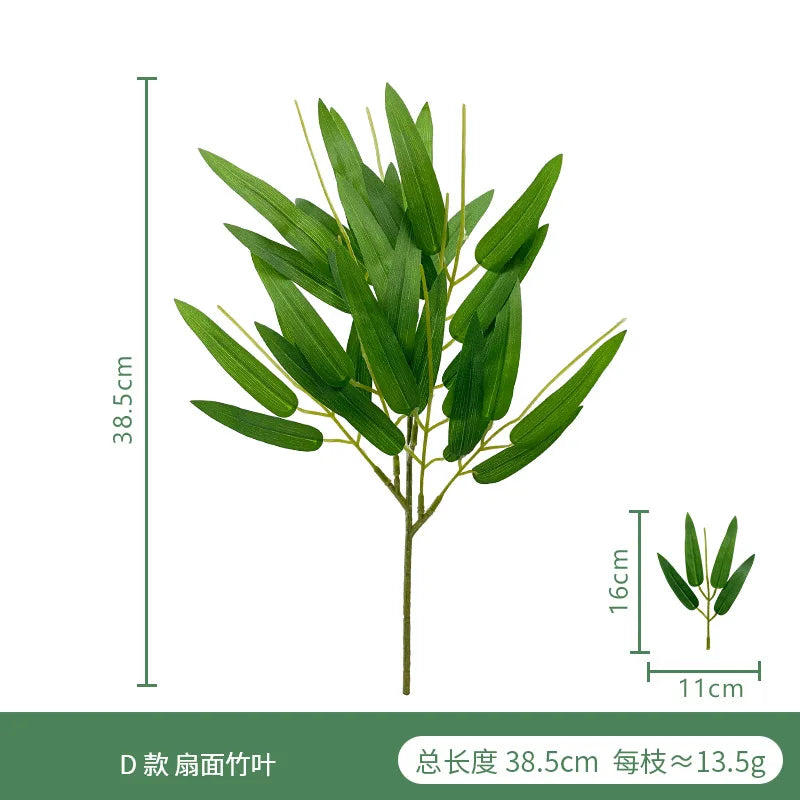 Artificial Green Plant Fake Eucalyptus Leaf Flower Arrangement Accessories Wedding Home Decoration Fake Flowers